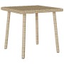Mesa centro jardín rectangular beige 40x40x37cm ratán sintético by , Garden tables - Ref: Foro24-4104048, Price: 31,30 €, Dis...