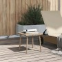 Mesa centro jardín rectangular beige 40x40x37cm ratán sintético de , Mesas de jardín - Ref: Foro24-4104048, Precio: 31,30 €