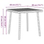 Mesa centro jardín rectangular beige 40x40x37cm ratán sintético by , Garden tables - Ref: Foro24-4104048, Price: 31,30 €, Dis...