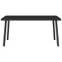 Mesa centro jardín rectangular negra 80x40x37cm ratán sintético by , Garden tables - Ref: Foro24-4104055, Price: 44,26 €, Dis...