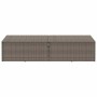 Caja de almacenaje de jardín ratán sintético gris 220x50x58 cm von , Aufbewahrungsboxen für den Außenbereich - Ref: Foro24-41...