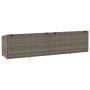 Caja de almacenaje de jardín ratán sintético gris 220x50x58 cm von , Aufbewahrungsboxen für den Außenbereich - Ref: Foro24-41...