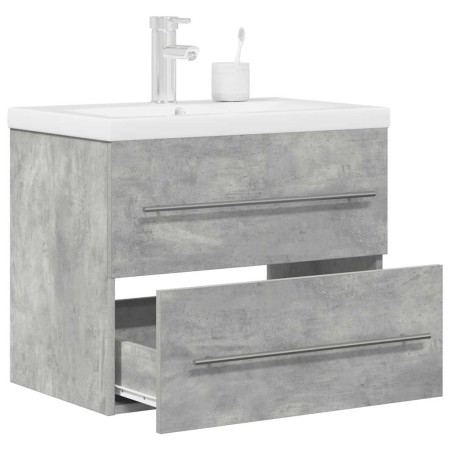 Set muebles de baño 2 piezas madera contrachapada gris hormigón von , Badezimmermöbel - Ref: Foro24-3324961, Preis: 195,78 €,...