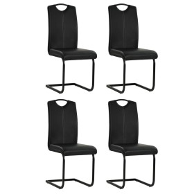 Sillas v oladizasde comedor 4 unidades cuero sintético negro von , Essstühle - Ref: Foro24-246194, Preis: 292,72 €, Rabatt: %