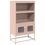Aparador de acero rosa 68x39x123 cm de , Aparadores - Ref: Foro24-853369, Precio: 113,66 €