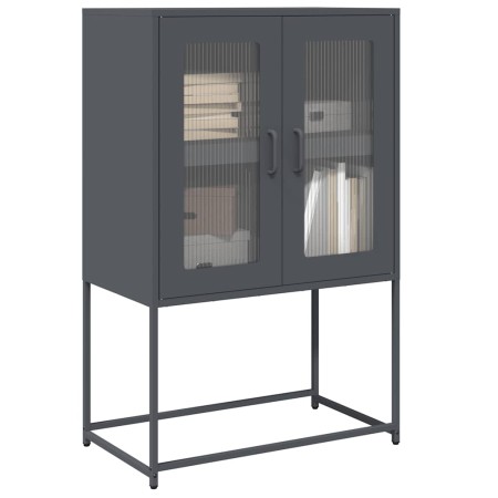Aparador de acero gris antracita 68x39x107 cm de , Aparadores - Ref: Foro24-853376, Precio: 97,48 €