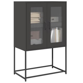 Aparador de acero negro 68x39x107 cm by , Sideboards - Ref: Foro24-853374, Price: 93,06 €, Discount: %