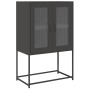 Aparador de acero negro 68x39x107 cm de , Aparadores - Ref: Foro24-853374, Precio: 93,16 €, Descuento: %