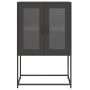 Aparador de acero negro 68x39x107 cm de , Aparadores - Ref: Foro24-853374, Precio: 93,16 €, Descuento: %