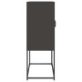 Aparador de acero negro 68x39x107 cm de , Aparadores - Ref: Foro24-853374, Precio: 93,16 €, Descuento: %