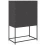 Aparador de acero negro 68x39x107 cm de , Aparadores - Ref: Foro24-853374, Precio: 93,16 €, Descuento: %