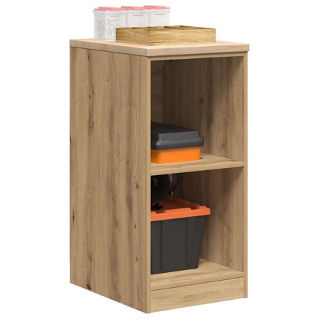 Armario de almacenamiento para garaje Roble Artesano 40x51x85cm by , Armarios industriales - Ref: Foro24-860543, Price: 44,66...