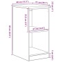 Armario de almacenamiento para garaje Roble Artesano 40x51x85cm by , Armarios industriales - Ref: Foro24-860543, Price: 44,66...