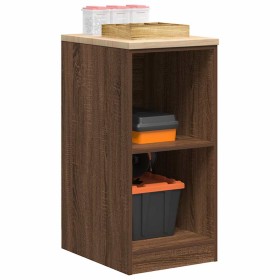 Armario de almacenamiento para garaje roble marrón 40x51x85 cm by , Armarios industriales - Ref: Foro24-860541, Price: 45,60 ...