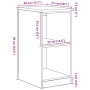 Armario de almacenamiento para garaje roble marrón 40x51x85 cm by , Armarios industriales - Ref: Foro24-860541, Price: 45,60 ...
