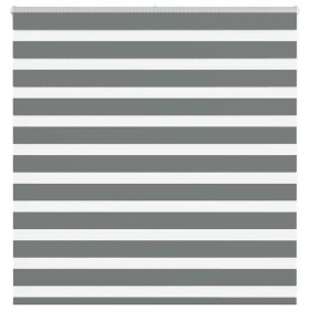 Estor cebra gris oscuro tejido ancho 140,9 cm poliéster de , Persianas y estores - Ref: Foro24-4014114, Precio: 30,01 €, Desc...