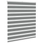 Estor cebra gris oscuro tejido ancho 125,9 cm poliéster by , Blinds and blinds - Ref: Foro24-4014137, Price: 32,90 €, Discoun...