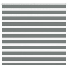Estor cebra gris oscuro tejido ancho 150,9 cm poliéster by , Blinds and blinds - Ref: Foro24-4014116, Price: 25,65 €, Discoun...