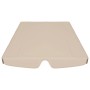 Ersatzdach für beige Gartenschaukel 188/168x145/110 cm von vidaXL, Abdeckungen für Zelte und Pavillons - Ref: Foro24-312084, ...
