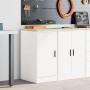 Armario de almacenamiento para garaje blanco 40x51x85 cm de , Armarios industriales - Ref: Foro24-860562, Precio: 62,09 €, De...