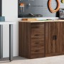 Armario de almacenamiento para garaje roble marrón 40x51x85 cm von , Armarios industriales - Ref: Foro24-860595, Preis: 79,81...