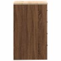 Armario de almacenamiento para garaje roble marrón 40x51x85 cm von , Armarios industriales - Ref: Foro24-860595, Preis: 79,81...