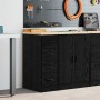 Armario de almacenamiento para garaje negro 30x51x85 cm de , Armarios industriales - Ref: Foro24-860581, Precio: 76,99 €, Des...