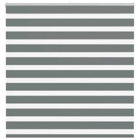 Estor cebra gris oscuro tejido ancho 140,9 cm poliéster by , Blinds and blinds - Ref: Foro24-4014140, Price: 37,40 €, Discoun...