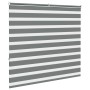 Estor cebra gris oscuro tejido ancho 150,9 cm poliéster by , Blinds and blinds - Ref: Foro24-4014142, Price: 36,00 €, Discoun...