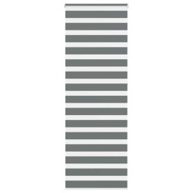 Estor cebra gris oscuro 70x230cm tejido ancho 65,9 cm poliéster by , Blinds and blinds - Ref: Foro24-4014177, Price: 25,99 €,...