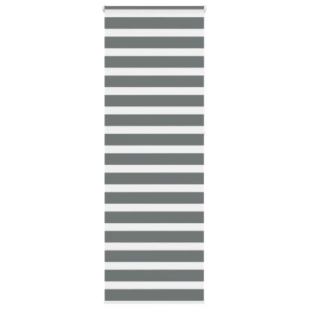 Estor cebra gris oscuro 70x230cm tejido ancho 65,9 cm poliéster | Foro24.es | Tu tienda online para hogar, jardín y más Foro24.es