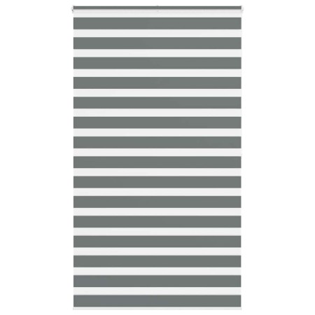 Estor cebra gris oscuro tejido ancho 125,9 cm poliéster von , Jalousien und Jalousien - Ref: Foro24-4014163, Preis: 35,25 €, ...