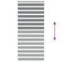 Estor cebra gris oscuro 95x230cm tejido ancho 90,9 cm poliéster by , Blinds and blinds - Ref: Foro24-4014182, Price: 31,39 €,...