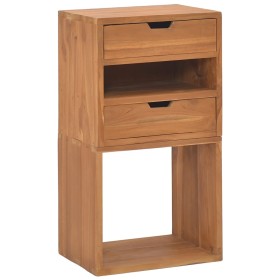 Mueble de almacenaje madera maciza de teca 40x30x76 cm