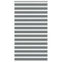 Estor cebra gris oscuro tejido ancho 125,9 cm poliéster by , Blinds and blinds - Ref: Foro24-4014189, Price: 37,03 €, Discoun...