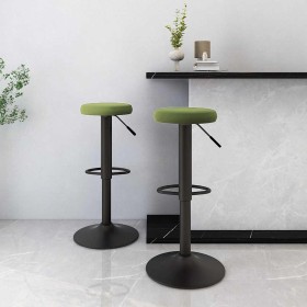 Taburetes de cocina 2 unidades terciopelo verde claro by , Kitchen stools - Ref: Foro24-333145, Price: 77,03 €, Discount: %