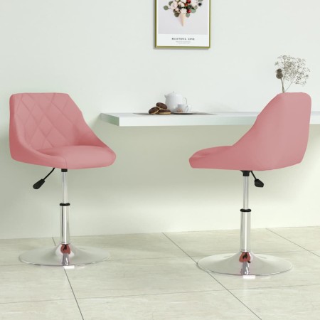 Sillas de comedor giratorias 2 unidades terciopelo rosa von , Essstühle - Ref: Foro24-335288, Preis: 117,42 €, Rabatt: %