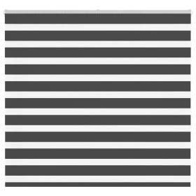 Estor cebra negro 155x150 cm tejido ancho 150,9 cm poliéster de , Persianas y estores - Ref: Foro24-4014246, Precio: 33,06 €,...