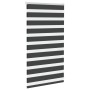 Estor cebra negro 85x100 cm tejido ancho 80,9 cm poliéster by , Blinds and blinds - Ref: Foro24-4014206, Price: 17,97 €, Disc...
