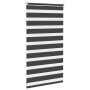Estor cebra negro 85x100 cm tejido ancho 80,9 cm poliéster by , Blinds and blinds - Ref: Foro24-4014206, Price: 17,97 €, Disc...