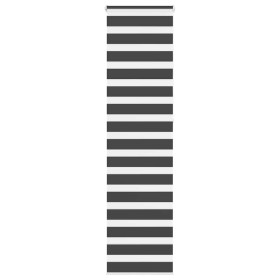 Estor cebra negro 55x230 cm tejido ancho 50,9 cm poliéster by , Blinds and blinds - Ref: Foro24-4014278, Price: 23,91 €, Disc...