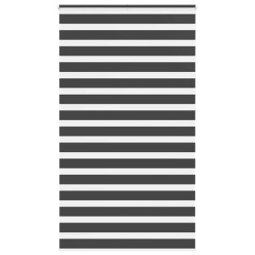 Estor cebra negro 125x230 cm tejido ancho 120,9 cm poliéster von , Jalousien und Jalousien - Ref: Foro24-4014292, Preis: 27,7...