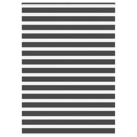 Estor cebra negro 160x230 cm tejido ancho 155,9 cm poliéster by , Blinds and blinds - Ref: Foro24-4014299, Price: 42,00 €, Di...
