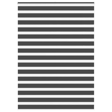 Estor cebra negro 160x230 cm tejido ancho 155,9 cm poliéster by , Blinds and blinds - Ref: Foro24-4014299, Price: 42,00 €, Di...