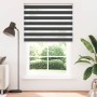 Estor cebra negro 150x200 cm tejido ancho 145,9 cm poliéster de , Persianas y estores - Ref: Foro24-4014271, Precio: 36,61 €,...