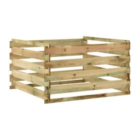 Composter with impregnated pine wood slats 120x120x70 cm by vidaXL, Composters - Ref: Foro24-316060, Price: 58,44 €, Discount: %