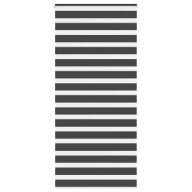 Estor cebra negro 95x230 cm tejido ancho 90,9 cm poliéster by , Blinds and blinds - Ref: Foro24-4014286, Price: 29,15 €, Disc...