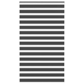 Estor cebra negro 120x200 cm tejido ancho 115,9 cm poliéster von , Jalousien und Jalousien - Ref: Foro24-4014265, Preis: 32,4...