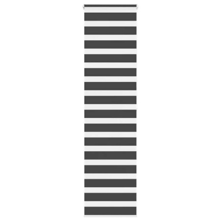 Estor cebra negro 55x200 cm tejido ancho 50,9 cm poliéster de , Persianas y estores - Ref: Foro24-4014252, Precio: 23,47 €, D...