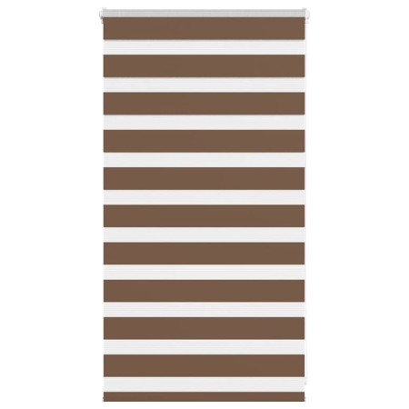 Estor cebra marrón 75x100 cm tejido ancho 70,9 cm poliéster by , Blinds and blinds - Ref: Foro24-4014308, Price: 20,90 €, Dis...